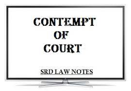 Fair criticism of judicial act not contempt.—a person shall not be guilty of contempt of court for publishing any fair comment on the merits of any case which. Contempt Of Court Srd Law Notes