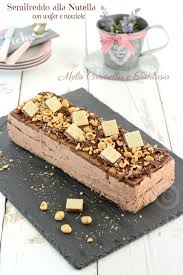 Semifreddo Alla Nutella Con Wafer E Nocciole Ricetta Infornare Nutella Ricette
