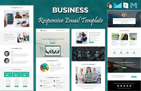 Business Responsive Newsletter Template Newsletter Responsive Business Te Email Template Business Responsive Newsletter Template Email Marketing Template