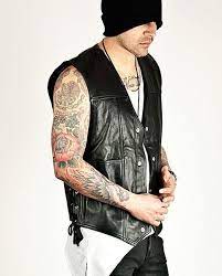 Mens Walking Dead Governor Daryl Dixon Vest Biker Leather Vest Wish Biker Leather Cafe Racer Leather Jacket Leather Vest