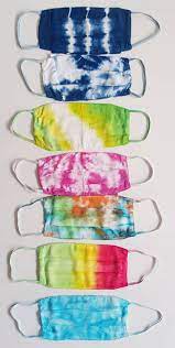 How to carefully fold, tie and apply dye colors to make a perfect rainbow arch tie dye pattern. Tie Dye Face Mask Variety Mask Pack Summer Camp Face Mask Tie Dye With Bleach Bulk Order Masks Tie Dye Crafts Tie Dye Techniques Tie Dye Diy