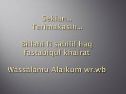 Tulisan Arab Billahi Fii Sabilil Haq Fastabiqul Khairat