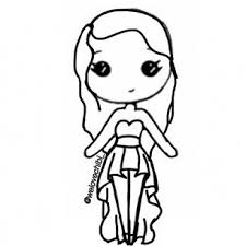 Chibi Template Instagram Clipart Best Clipart Best Easy Drawings Girl Drawing Girl Drawing Easy