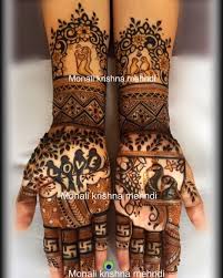 Bridal Henna Artist On Instagram Last Year Creation Geometric Design With Little Couple N Birds In 2020 Mehndi Design Pictures Mehndi Art Designs Mehndi Designs