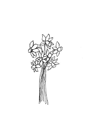Daffodils Art Print Continuous Line Drawing Wales Gift Etsy Daffodil Tattoo Floral Drawing Continuous Line Tattoo