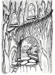 The sky's the limit when it comes to the magical fairy world. Fairy On Stairs Tree Fairy Home Drawing By Dawn Boyer