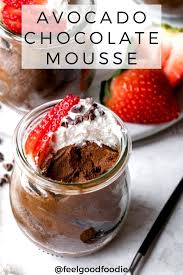 Avocado Chocolate Mousse Recipe Avocado Chocolate Mousse Avocado Chocolate Dessert Recipes