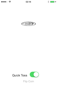 The app uses the shake feature to flip the coin instead of the touch gestures which are normally used by other apps. Github Hcanfly Cointoss Cointoss Is An Ios App Written In Swift That Does An Animated Coin Toss