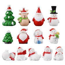 Ce sera notre base de départ. Outgeek 13pcs Decor D Artisanat De Noel Ornement Micro Paysage Pere Noel Dessin Anime Mini Decor De Paysage Pour Noel Amazon Fr Cuisine Maison