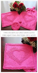 It's a fun pattern that you can make year round just to show how much you appreciate everything she does. Square Heart Dishcloth Free Knitting Patterns Knitting Pattern