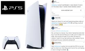 Sony Playstation 5 Sale Causes Walmart Website To Crash Daily Mail Online