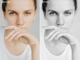 B&W Film Presets, Monochrome Presets for Mobile and Desktop Lightroom,  Black and White Filters, BW Portrait, Retro Preset