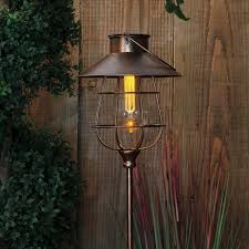 The polaris sconce solar lamp adds a classic sophistication to your curb appeal and is perfect for both residential homeowners and commercial properties. 365 Industrial Lantern Solar Led Stake Light Copper Lighting Direct