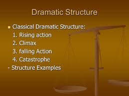 How the acts are structured, what the center of the story is supposed to be about widely varies by reg. Dramatic Structure Classical Dramatic Structure 1 Rising Action Ppt Video Online Download