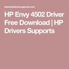 Print top quality is typically excellent, with sharp, dense black text and also intense, resonant color graphics. Hp Envy 4502 Driver Free Download Hp Drivers Supports