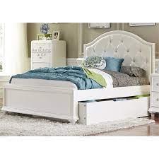 The best part about wooden trundle beds is that you can always buy matching. Liberty Furniture Stardust Full Trundle Bed With Tufted Headboard Wayside Furniture Platform Beds Low Profile Beds