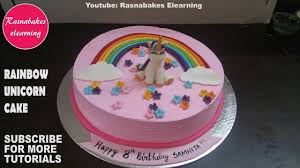 How To Make Step By Step Simple Easy Homemade Rainbow Unicorn Theme Birthday Cake Design Ideas Youtube Rainbow unicorn cakes are popular cake designs for children's birthday parties, baby showers, and more. how to make step by step simple easy homemade rainbow unicorn theme birthday cake design ideas