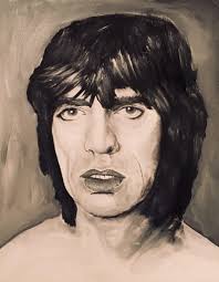 Still got the blues for you! My oil painting of two rock icons