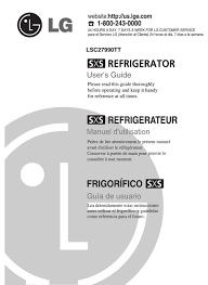 On january 10th, the technician came back out to make an adjustment to the refrigerator and check on the status. Lg Lsc27990tt User Manual Pdf Download Manualslib