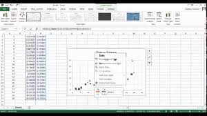 excel scatter plot for physics lab