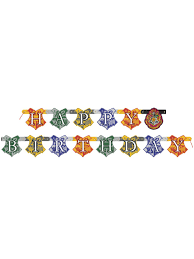 Ghirlanda Happy Birthday Harry Potter Su Vegaooparty Negozio Di Articoli Per Feste Decorazione Festa Ghirlande Harry Potter