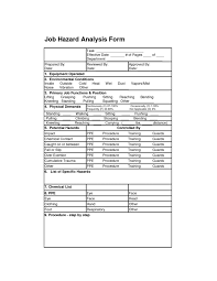 Browse Our Image Of Safety Analysis Report Template For Free Hazard Analysis Job Analysis Analysis