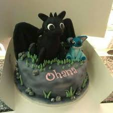Toothless Stitch Cake Stitch Cake Toothless Cake Toothless And Stitch