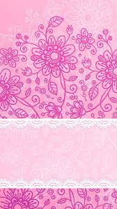 Pretty Pink Flower Design Henna Inspo Butterfly Wallpaper Lace Wallpaper Flower Wallpaper