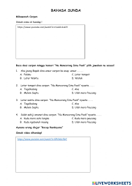 Soal tematik kelas 6 tema 2 subtema 1 dan kunci jawaban. Bahasa Sunda Exercise For 6