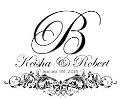 Elegant Script Wedding Monogram 112 Wedding Logo Custom Wedding Monogram Gobo Lighting Wedding Invitation Digital File Monogram Wedding Wedding Logos Monogram Wedding Invitations