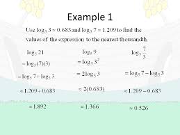 6log 8 u+2log 8 v. 8 5 Properties Of Logarithms Goal Use The Properties Of Logarithms To Evaluate Expand And Condense Logarithmic Expressions Ppt Download