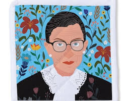 Ruth Bader Ginsburg Notorious RBG Red Business Card Holder Credit Card Case 