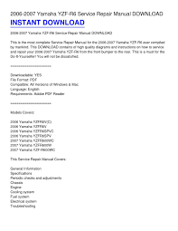 Download the best ever manual testing help ebook designed by software testing experts to gain immense and reach top heights in the software testing industry. Calameo 2006 2007 Yamaha Yzf R6 Service Repair Manual Download
