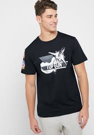 In top gun, daredevil pilot maverick is accepted into miramar's elite fighter school, also known as top gun. Buy Only Sons Black Top Gun Crew Neck T Shirt For Men In Kuwait City Other Cities 22013198