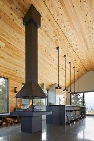 Vaulted Ceiling Lighting Ideas Creative Lighting Solutions Freestanding Fireplace Barn Style House House Design