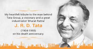 Born into the tata family of i. J R D Tata S 27th Death Anniversary Know More Interesting Facts About The Legend Dh Latest News Dh News Latest News India News Airlines Special J R D Tata Death Anniversary Father Of Civil Aviation