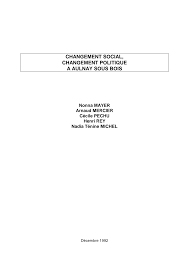 Ce qui me « dérange », c'est le fait de revendiquer d'habiter dans le quartier, d'être une crapule. Https Www Sciencespo Fr Cevipof Sites Sciencespo Fr Cevipof Files Cahier08 Pdf