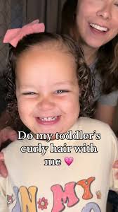Do my 2-year-old’s crazy curly hair with me this morning 😊💗 Happy  Friday!! #toddlersoftiktok #curlyhair #toddlerhair #toddlerhairstyles  #cutetoddler