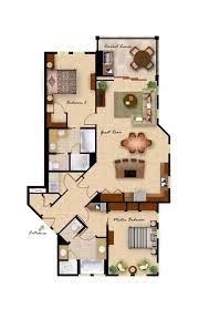 This floor plan is a masterpiece with all the essentials that make a complete 2 bedroom plan. Pin By Jacynthia Foster On My Style Bedroom Floor Plans Apartment Floor Plans Bathroom Floor Plans