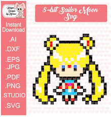 8 Bit Sailor Moon Svg Unique Designs By Monica Store All files will be in a zip (compressed) folder. unique designs by monica store