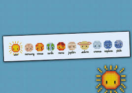 Maybe you would like to learn more about one of these? Mini Solar System Digital Cross Stitch Pattern