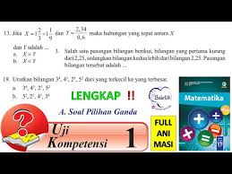 Uji Kompetensi 1 Kelas 7 Smp Mts Semester 1 Pilih Gan Buku Paket Matematika Halaman 103 104 105 106 Youtube