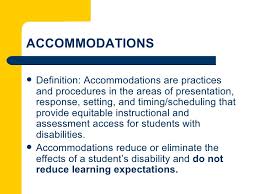 Accommodations and modifications are terms mostly used in both the education and workplace fields. Accommodations Vs Modifications