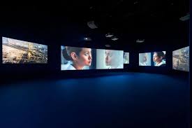 Mercedes Cabral In Isaac Julien S Playtime 2014 Seven Screen Ultra High Definition Video Installation With 7 1 S Play Time Video Installation Hayward Gallery