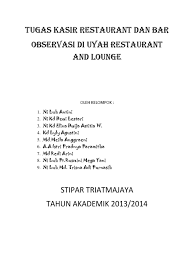 We did not find results for: Tugas Kasir Restoran Masnurul
