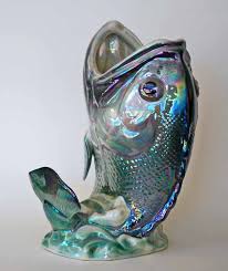 Has a very small bit of wear to tip of tail ( please refer to photo) Wembley Ware Large Dhufish Vase Collectables Jewellery Furniture And A Maritime Collection From The Estate Of Robert Muir Mckenzies Auctioneers Antiques Reporter