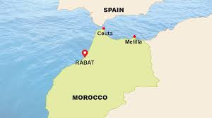 Because google is now charging high fees for map integration, we no longer have an integrated map on time.is. Map Of Morocco Showing The Spanish Enclaves Of Ceuta And Melilla The New Humanitarian