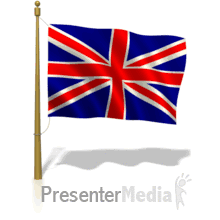 Also a couple of british flag themed gifs and a scottish flag section. United Kingdom Flag Flying 3d Animated Clipart For Powerpoint Presentermedia Com