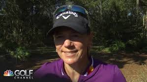 Annika Sorenstam trying to keep up with son Will McGee at PNC Championship 