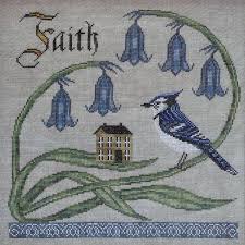 Blue jay counted cross stitch pattern by thread maniac designs. Have Faith Cross Stitch Pattern By Cottage Garden Samplings